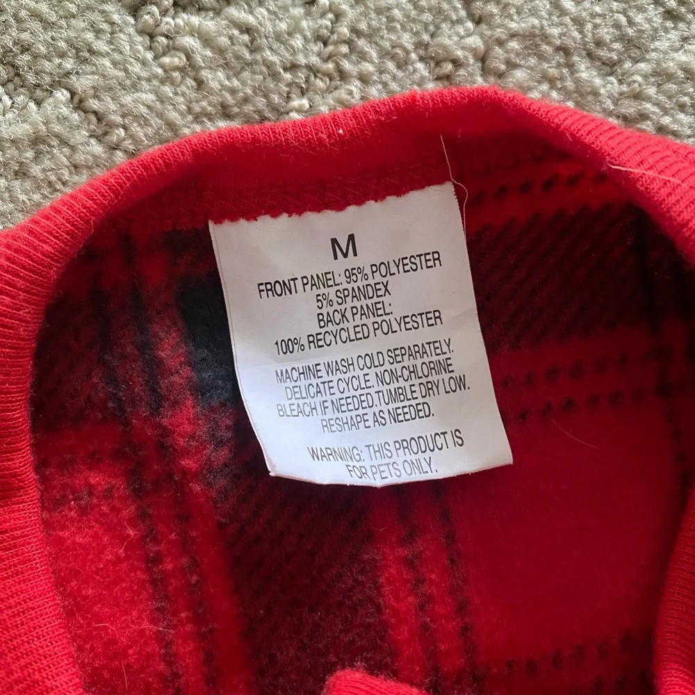 Plaid Brushed Fleece Pet Pajamas